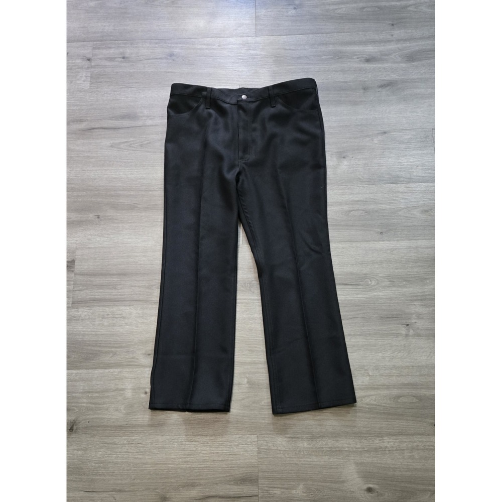 Wrangler Wrancher 82BK Black Size 40 x 29 Western Boot Cut Cowboy Dress Pants
